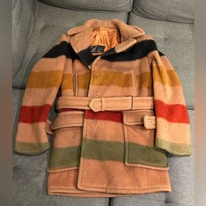 Vintage Hudson’s Bay Company HBC Wool Point Blanket Coat Jacket Medium / Large